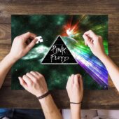 Puzzle4 Dark Side Of Moon Galaxy Green - OtherBrick