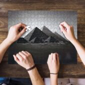 Puzzle4 Dark Side Of The Moon Anniversary Pyramids 1973 - OtherBrick