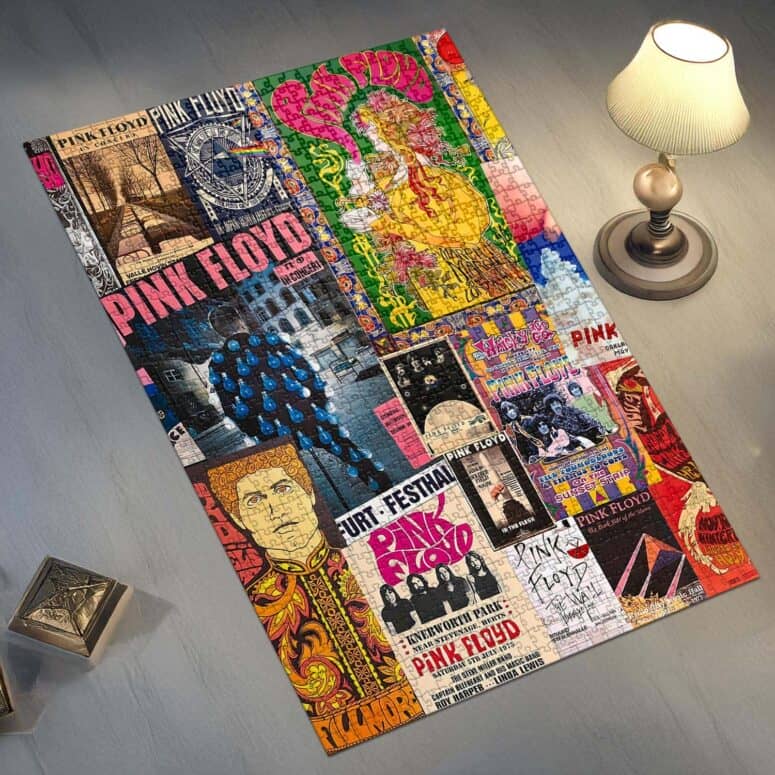 Pink Floyd Vintage Rock Concert Puzzle