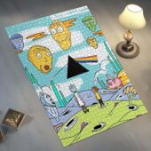 Puzzle4 Rick And Morty X Dark Side Of The Moon - OtherBrick