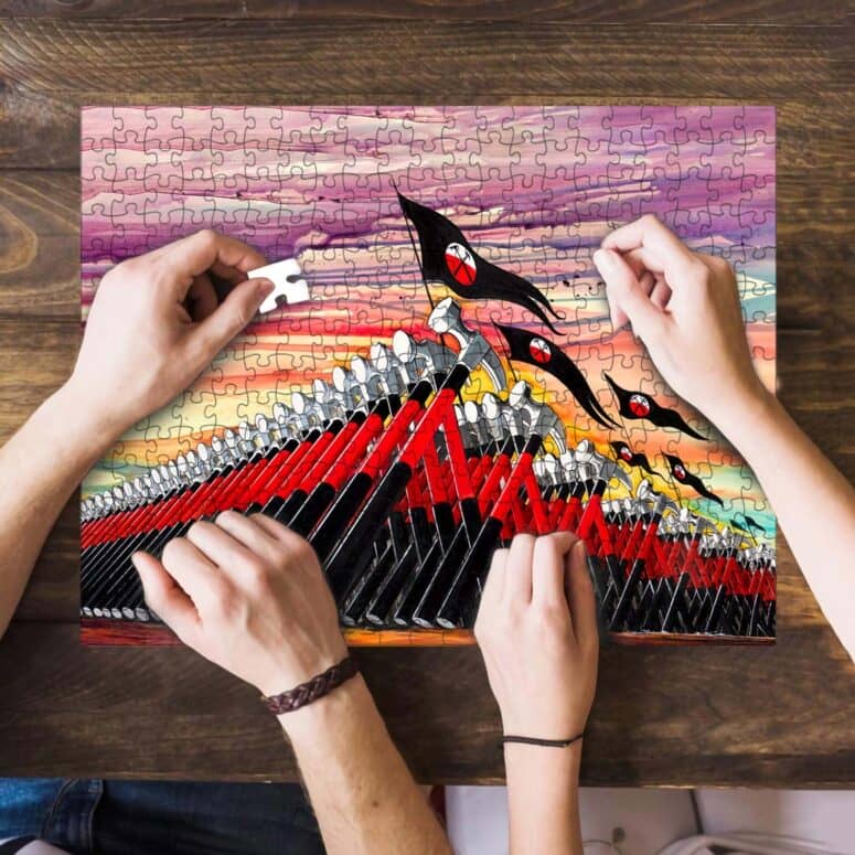 The Wall Hammer Drawing Art Puzzle