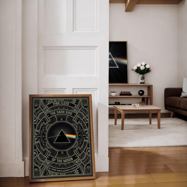 Dark Side Of The Moon Tour Pink Floyd Steampunk Poster