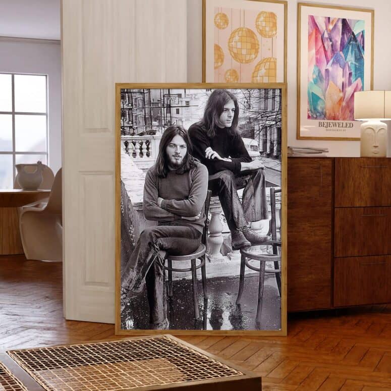 Dave and Rick in London 1970 Poster Dave and Rick in London 1970 Poster