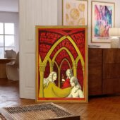 Pv12 Pink Floyd 1967 Concert Psychedelic Art Teacher Nouveau Style - OtherBrick
