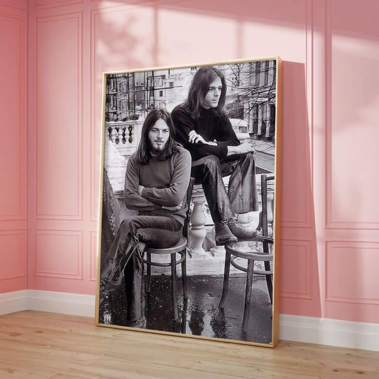 Dave and Rick in London 1970 Poster Dave and Rick in London 1970 Poster