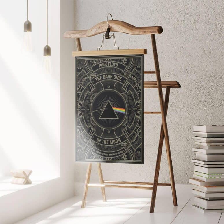 Dark Side Of The Moon Tour Pink Floyd Steampunk Poster