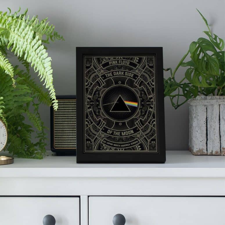 Dark Side Of The Moon Tour Pink Floyd Steampunk Poster