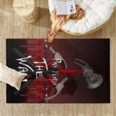 Rug1 The Wall Hammer Horn Red Pink Floyd - OtherBrick