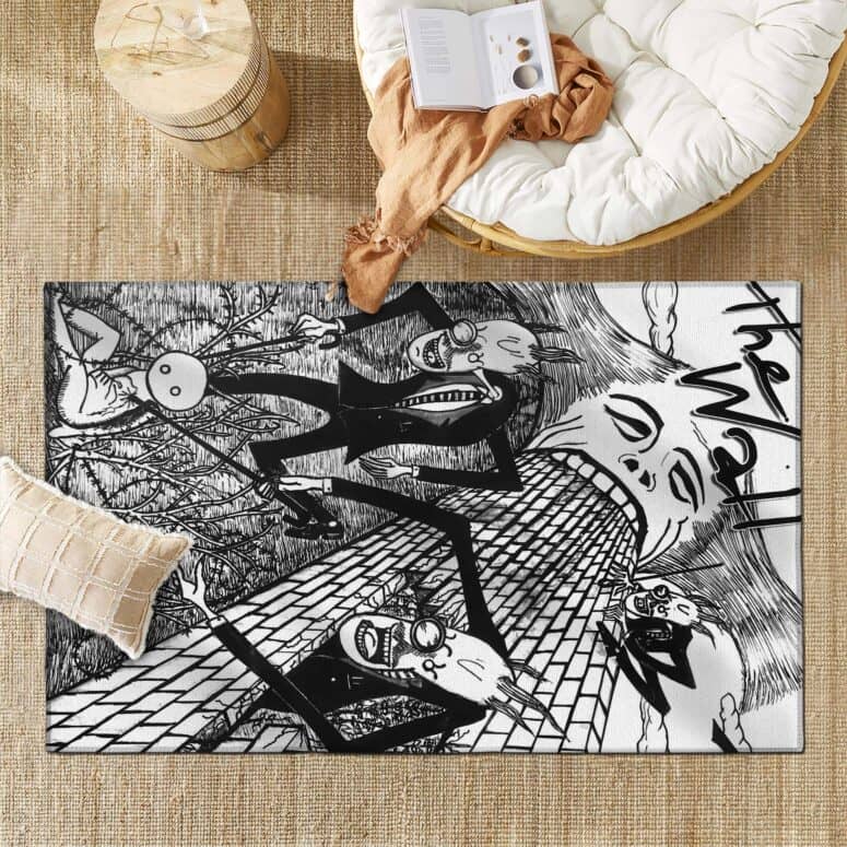 The Wall Teacher Psychedelic Illustrator Rug The Wall Teacher Psychedelic Illustrator Rug
