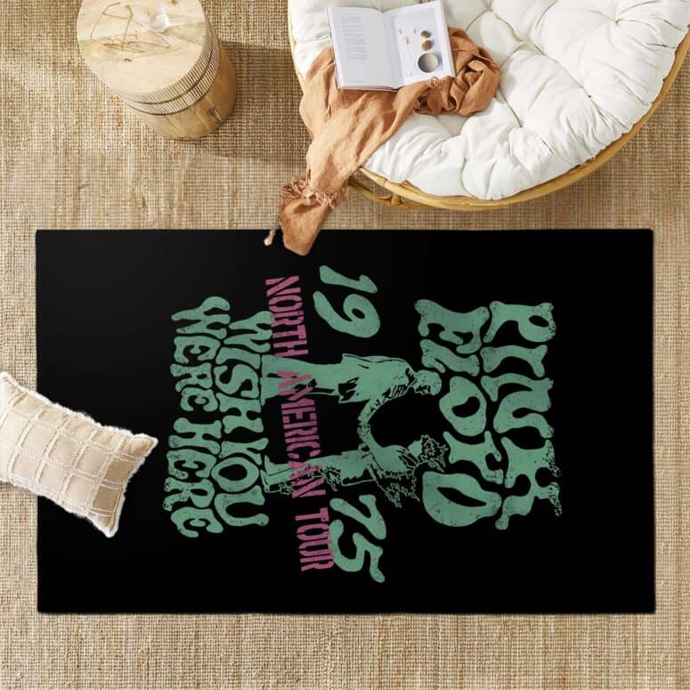 Wish You Were Here North American Tour 1975 Rug Wish You Were Here North American Tour 1975 Rug