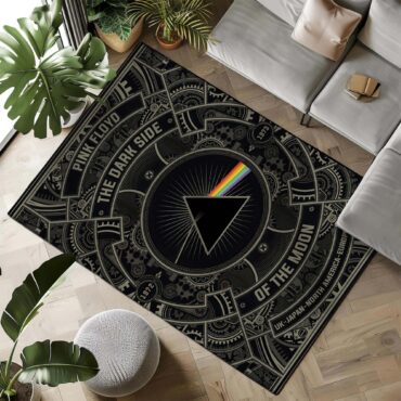 Dark Side Of The Moon Tour Pink Floyd Steampunk Rug