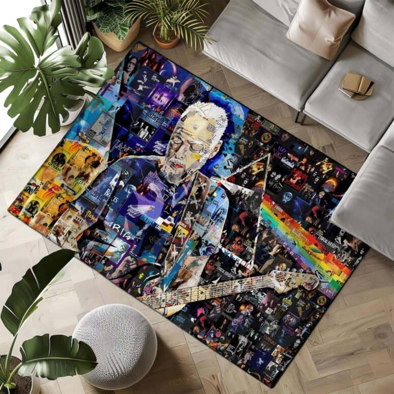 David Gilmour Ukrainian Song Rug David Gilmour Ukrainian Song Rug
