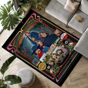 Ticket Concert Collage The Wall Animals Atom Heart Mother Rug