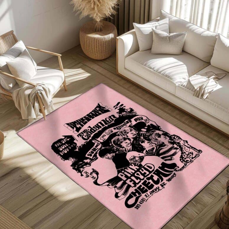 Cheetah Flyer Los Angeles Pink Floyd Rug