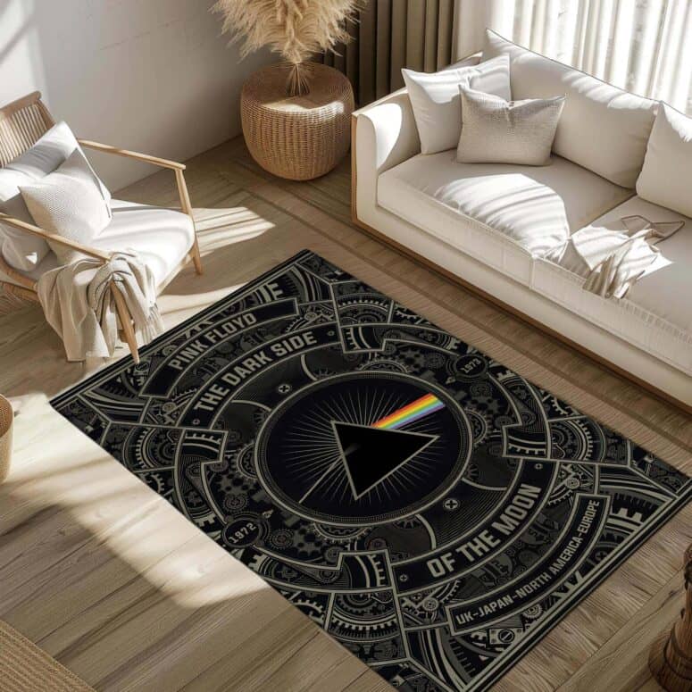 Dark Side Of The Moon Tour Pink Floyd Steampunk Rug