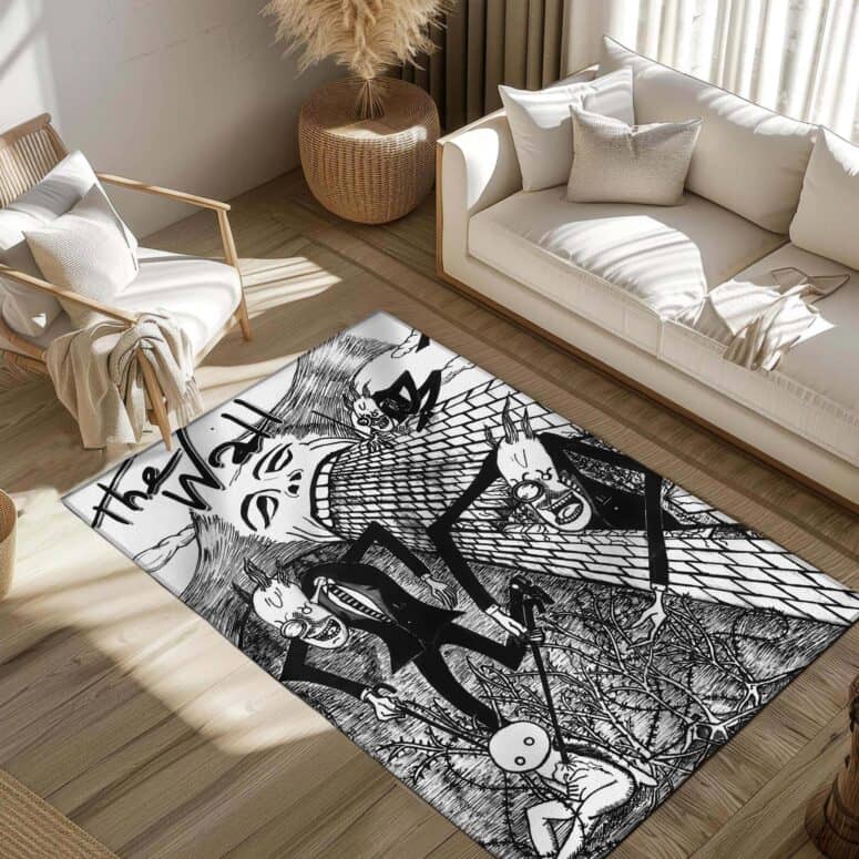 The Wall Teacher Psychedelic Illustrator Rug The Wall Teacher Psychedelic Illustrator Rug