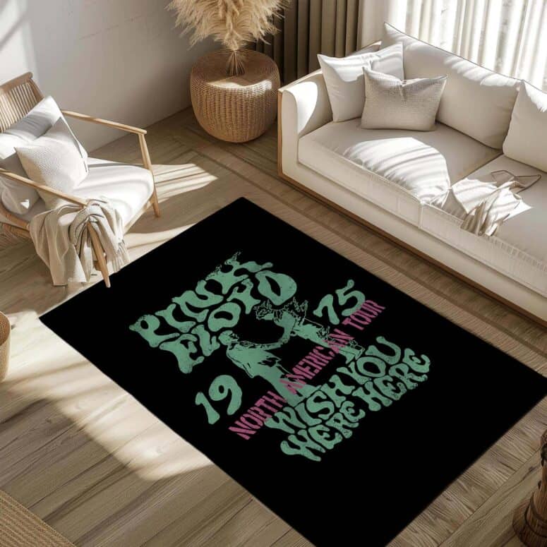 Wish You Were Here North American Tour 1975 Rug Wish You Were Here North American Tour 1975 Rug