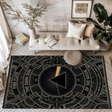 Dark Side Of The Moon Tour Pink Floyd Steampunk Rug