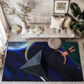 Rug7 The Dark Side Of The Moon Ancient Men Painting - OtherBrick