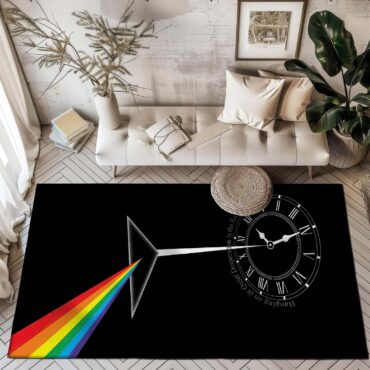 Time Lyrics Inspired Hanging on in Quiet Desperation Rug