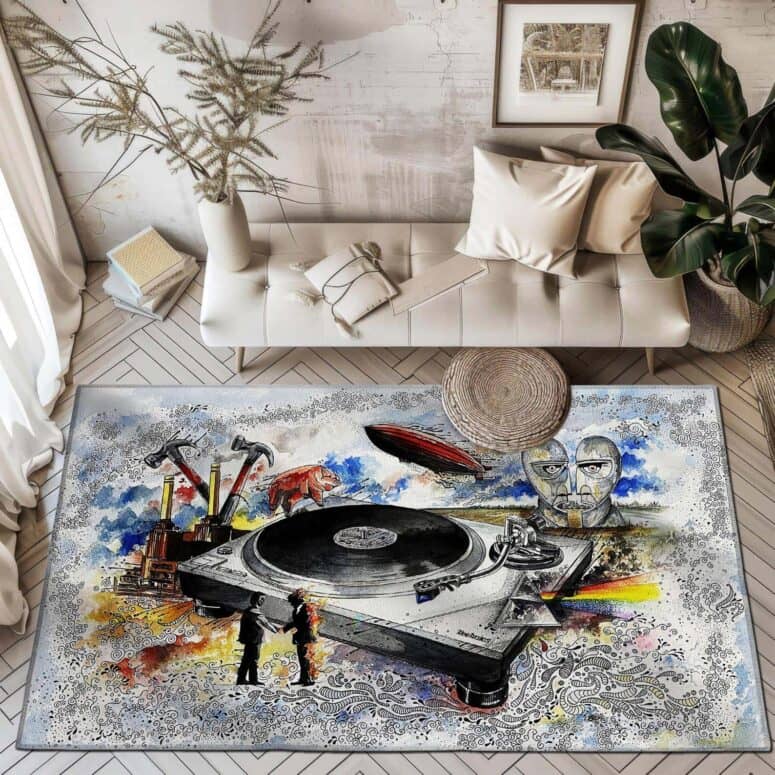 Turntable Animals Division Bell WYWH DSOTM Rug