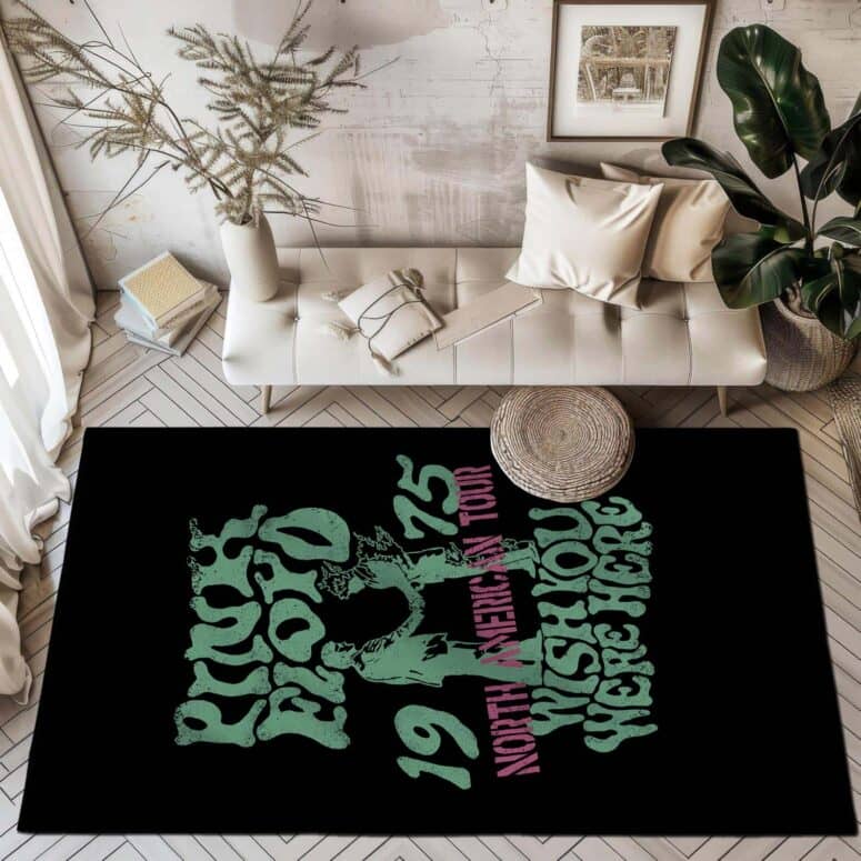 Wish You Were Here North American Tour 1975 Rug Wish You Were Here North American Tour 1975 Rug
