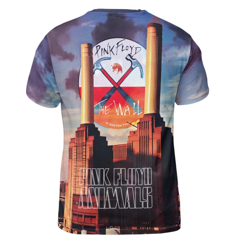 Pink Floyd Animals Pig Fly x The Wall Logo Shirt