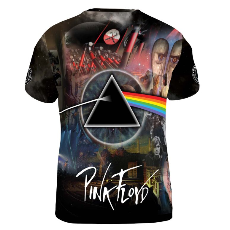 Pink Floyd Band DSOTM Pulse Collage Art Shirt Pink Floyd Band DSOTM Pulse Collage Art Shirt