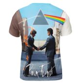 Shirt Back Pink Floyd Wish You Were Here Handshake X Dsotm 3d Hoodiee - OtherBrick
