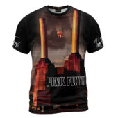 Shirt Front Pink Floyd Animal X Dsotm Brown Lights Shirt - OtherBrick