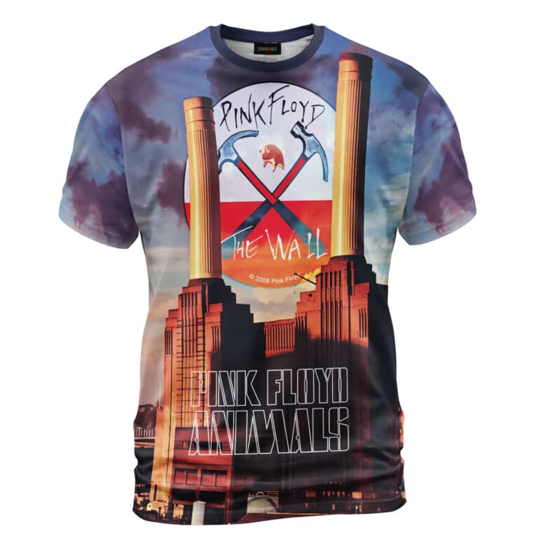 Pink Floyd Animals Pig Fly x The Wall Logo Shirt