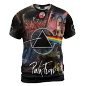 Shirt Front Pink Floyd Band Dsotm Pulse Collage Art Shirt Hoodie 3d - OtherBrick