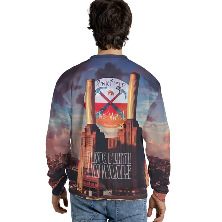 Pink Floyd Animals Pig Fly x The Wall Logo Shirt