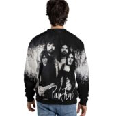 Sweater Back Pink Floyd Band Black And White Grungle Texture 3d Hoodie - OtherBrick