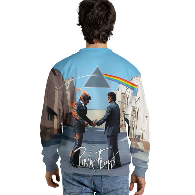 Pink Floyd Wish You Were Here HandShake x DSOTM Shirt Pink Floyd Wish You Were Here HandShake x DSOTM Shirt