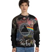 Sweater Front Pink Floyd Band Dsotm Pulse Collage Art Shirt Hoodie 3d - OtherBrick