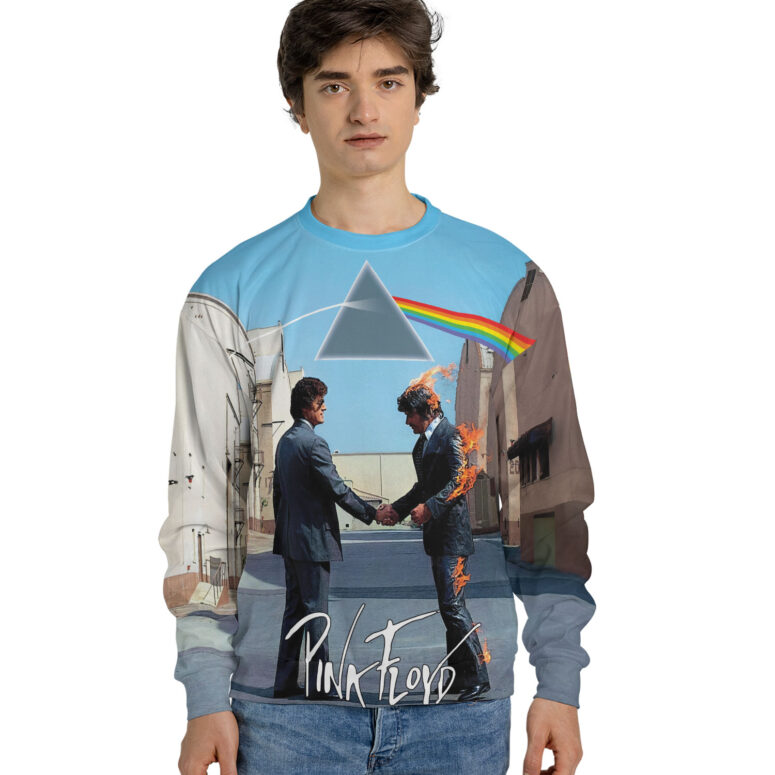Pink Floyd Wish You Were Here HandShake x DSOTM Shirt Pink Floyd Wish You Were Here HandShake x DSOTM Shirt