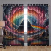 Wc1 Dark Side Of The Moon Prism Over Serene Lake - OtherBrick
