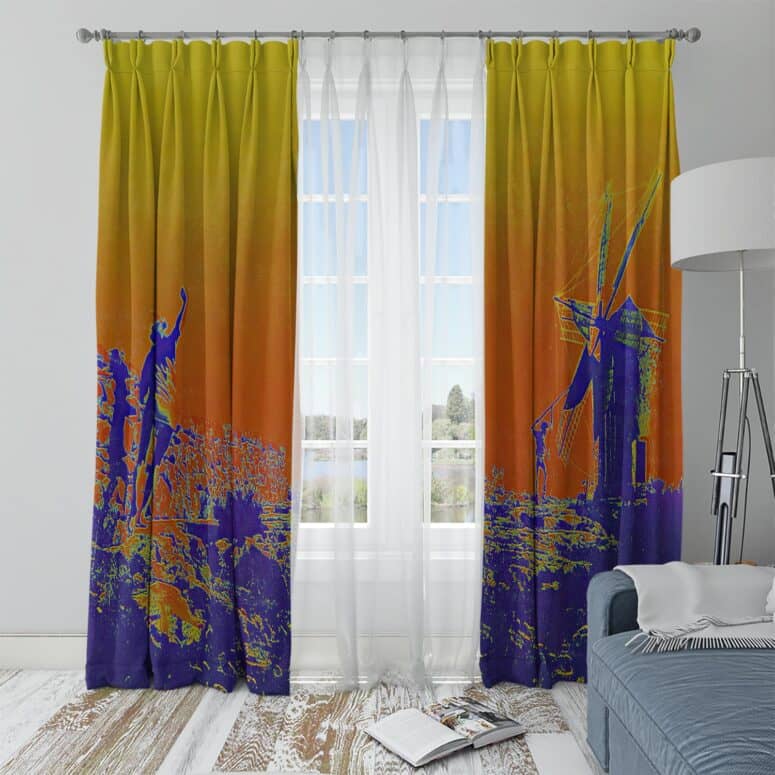 More June 1969 Pink Floyd Window Curtains