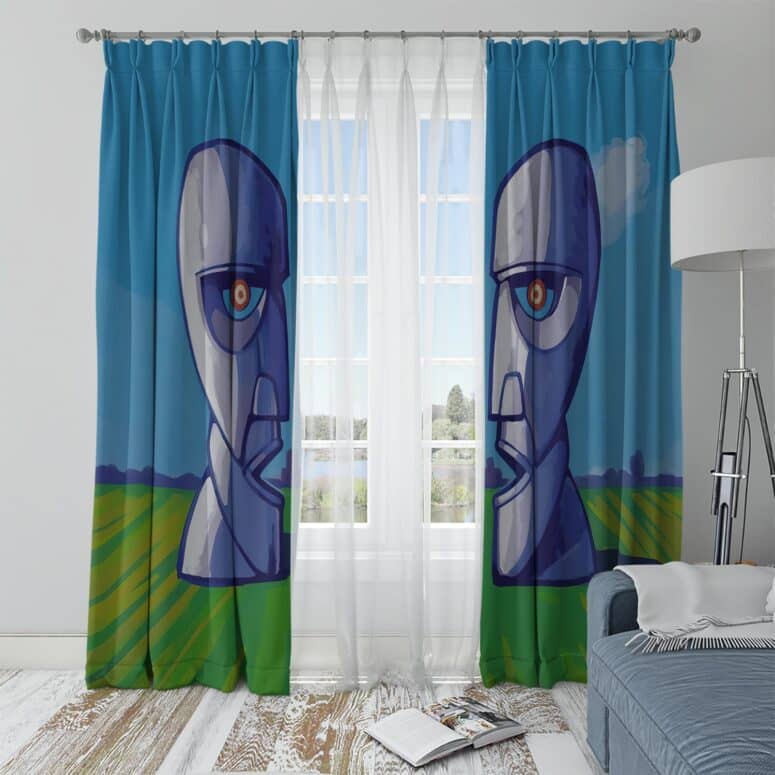 The Division Bell Ilustration Window Curtains