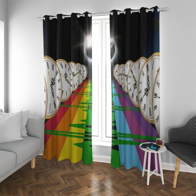 Pink Floyd Eclipse Road Time Dark Side Of The Moon Window Curtains Pink Floyd Eclipse Road Time Dark Side Of The Moon Window Curtains