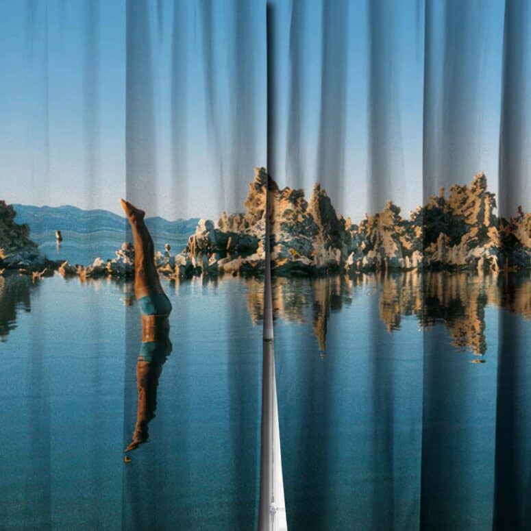 Mono Lake Wish You Were Here Diver Album Inner Sleeve Window Curtains Mono Lake Wish You Were Here Diver Album Inner Sleeve Window Curtains