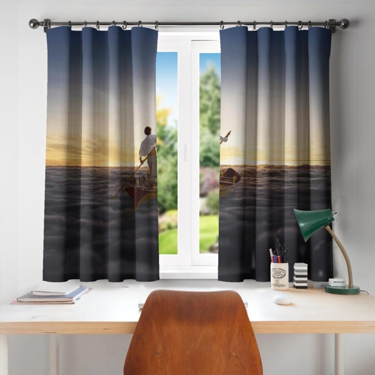 The Endless River Window Curtains The Endless River Window Curtains