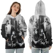 Ziphoodie Pink Floyd Band Black And White Texture 3d Hoodie - OtherBrick