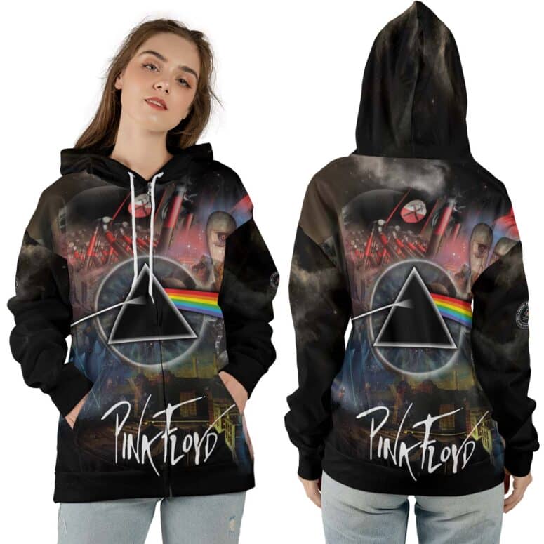 Pink Floyd Band DSOTM Pulse Collage Art Shirt Pink Floyd Band DSOTM Pulse Collage Art Shirt