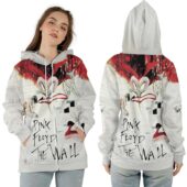 Ziphoodie Pink Floyd The Wall 1980 Columbia 3d Hoodie - OtherBrick