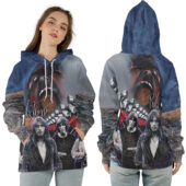 Ziphoodie The Wall Hammer Screaming Face Pink Floyd Band Art 3d Hoodie - OtherBrick