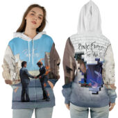 Ziphoodie Wish You Were Here X Pink Floyd The Wall 3d Hoodie - OtherBrick