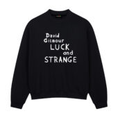 David Gilmour Luck And Strange Tour 2024front Sweatshirt Black - OtherBrick