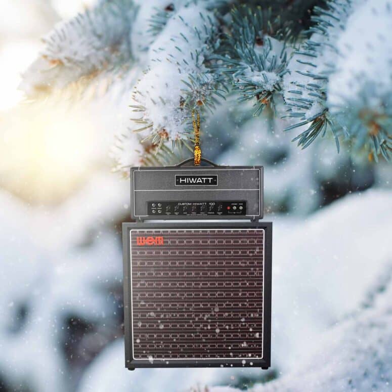 David Gilmours Hiwatt Amp x Wem Speaker Cabinet Pink Floyd Ornament David Gilmours Hiwatt Amp x Wem Speaker Cabinet Pink Floyd Ornament